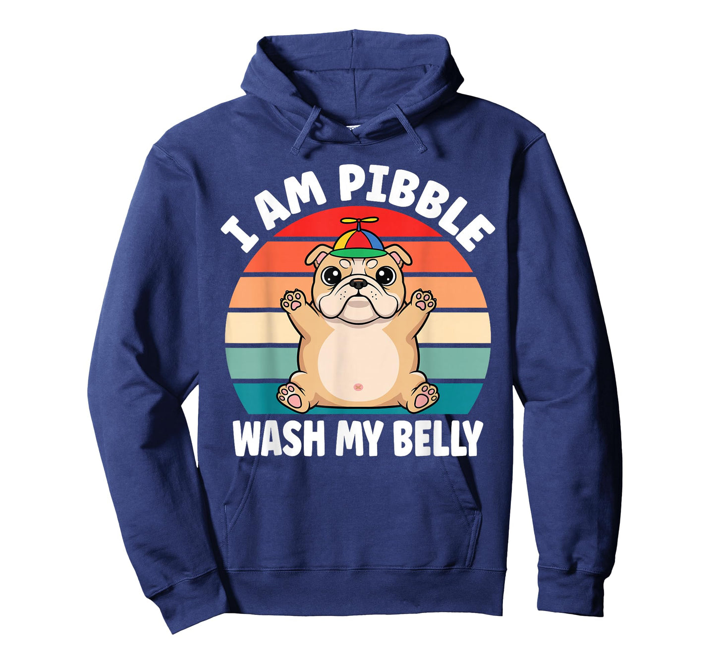 I am Pibble Wash My Belly Funny Bulldog Meme Kids T-Shirt