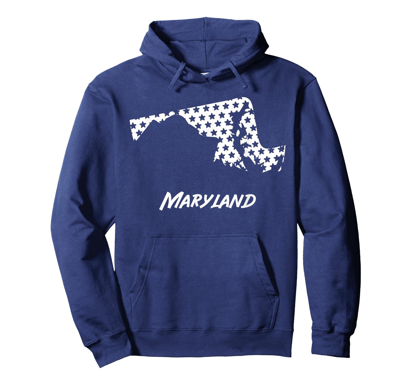 Maryland USA State Outline Stars Vintage Retro Design T-Shirt