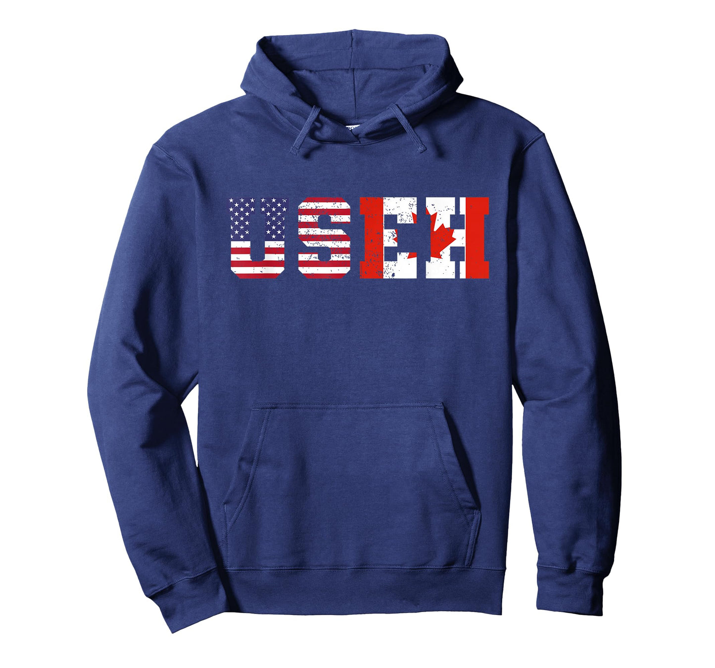 Vintage USA Canada USEH Happy Canada Day 4th Of July T-Shirt