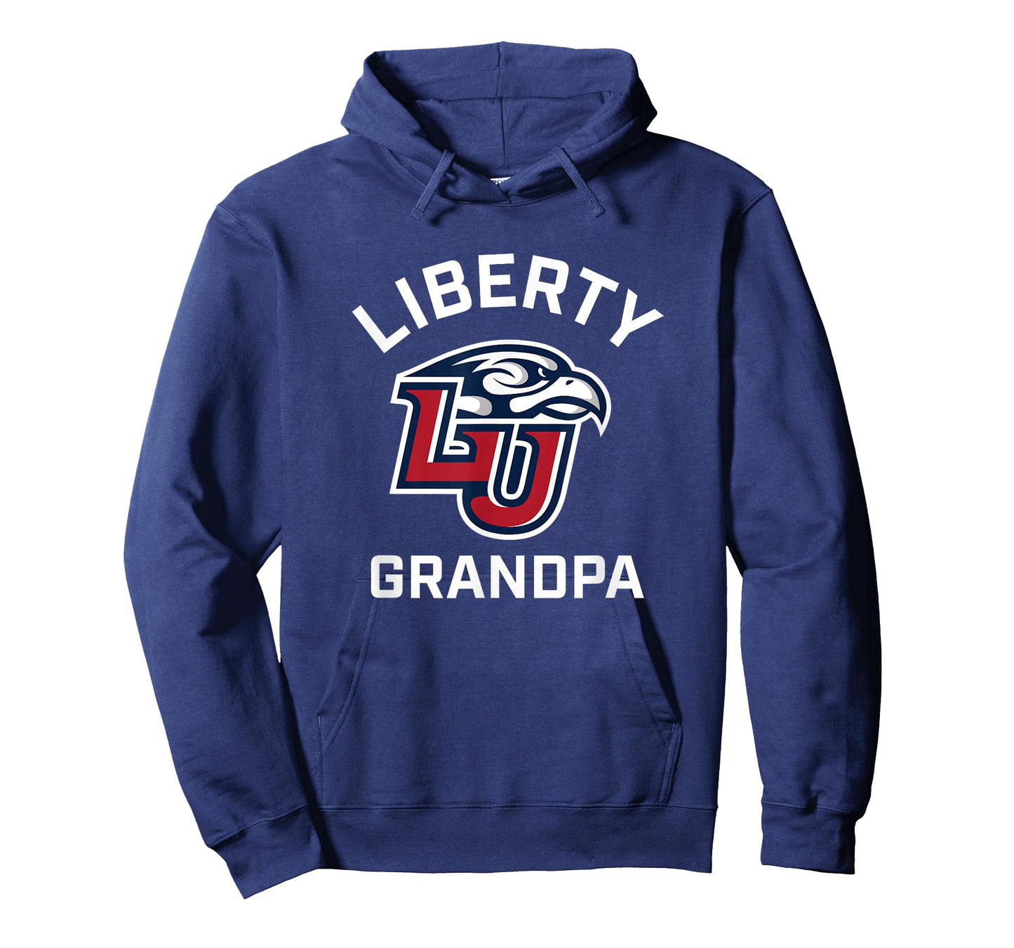 Liberty University Flames Arched Grandpa T-Shirt