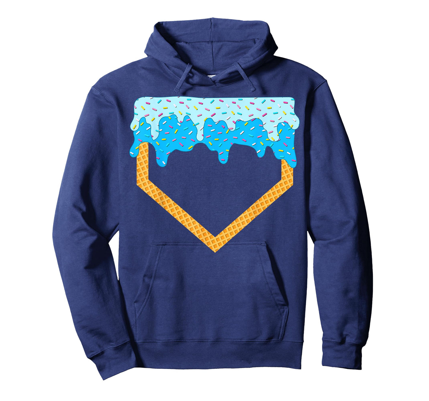 Baseball Drip Boys Home Plate Ice Cream sprinkles Sports Boy T-Shirt