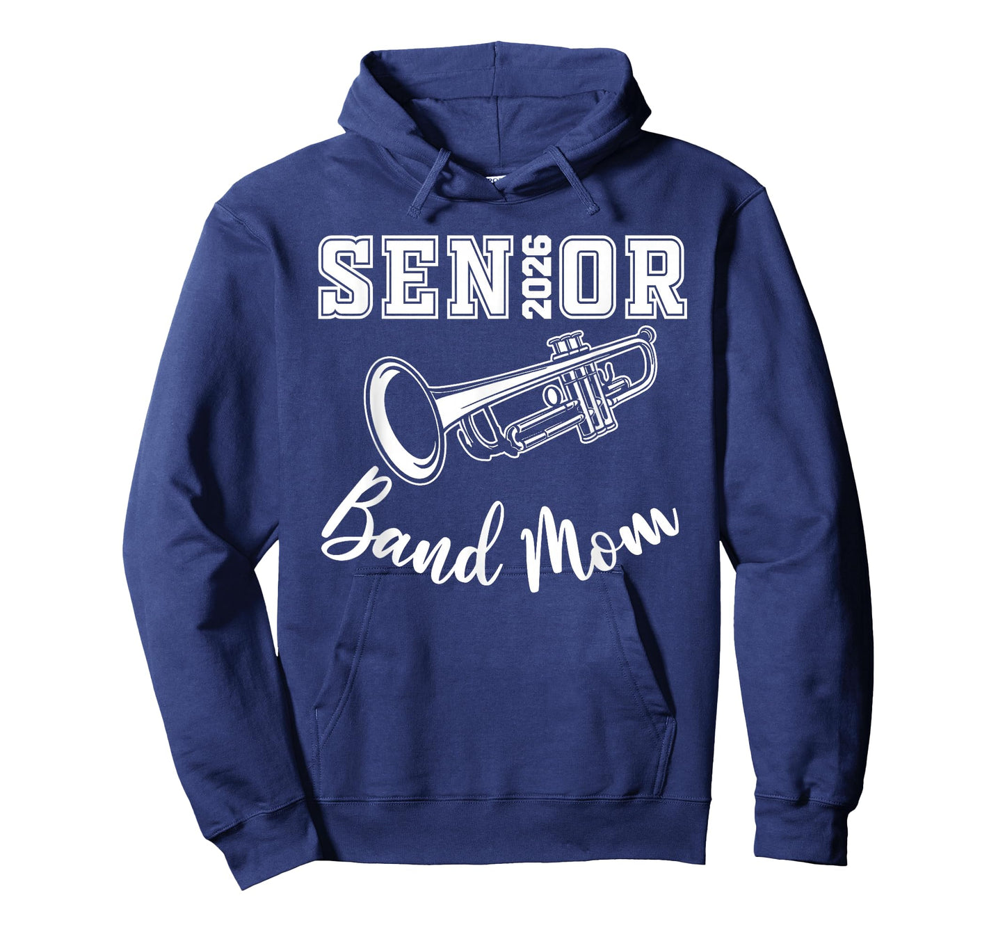 Senior Mom Band Mom 2026 Marching Band Class Of 2026 Trumpet T-Shirt