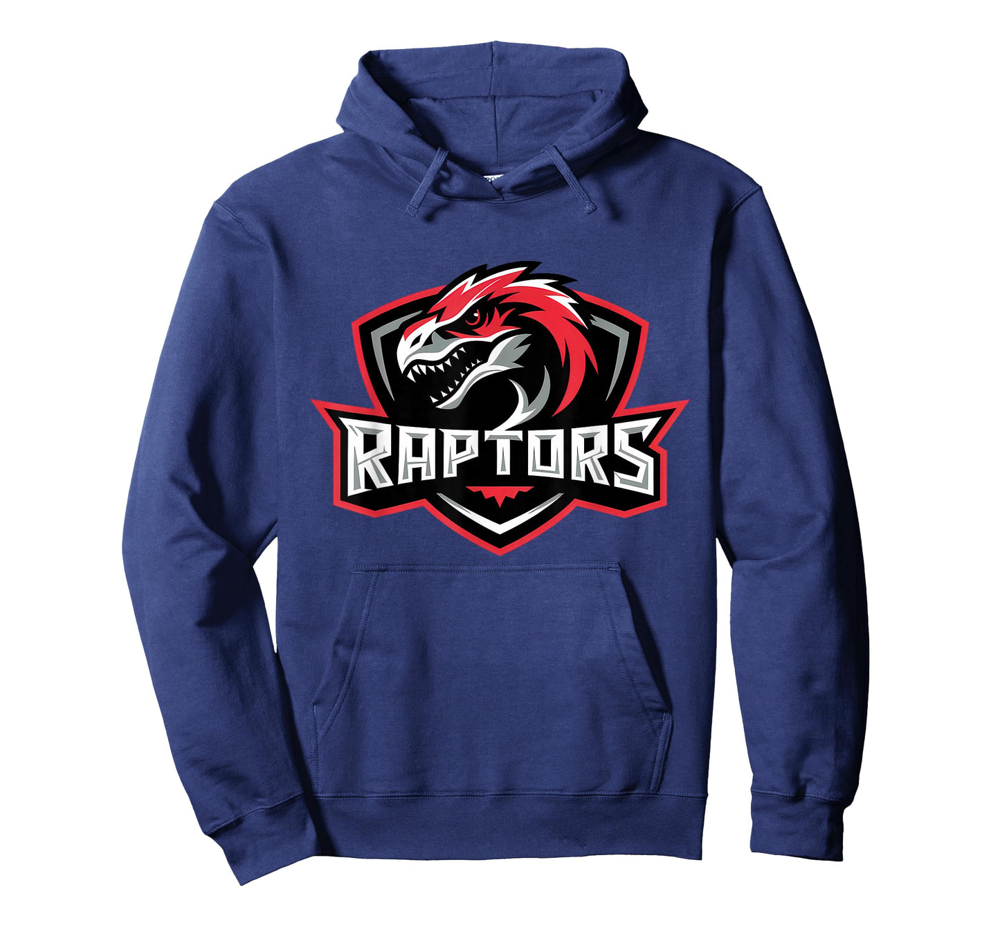 Aggressive Velocirax Mascot Head Dinosaur Esport Team Logo T-Shirt