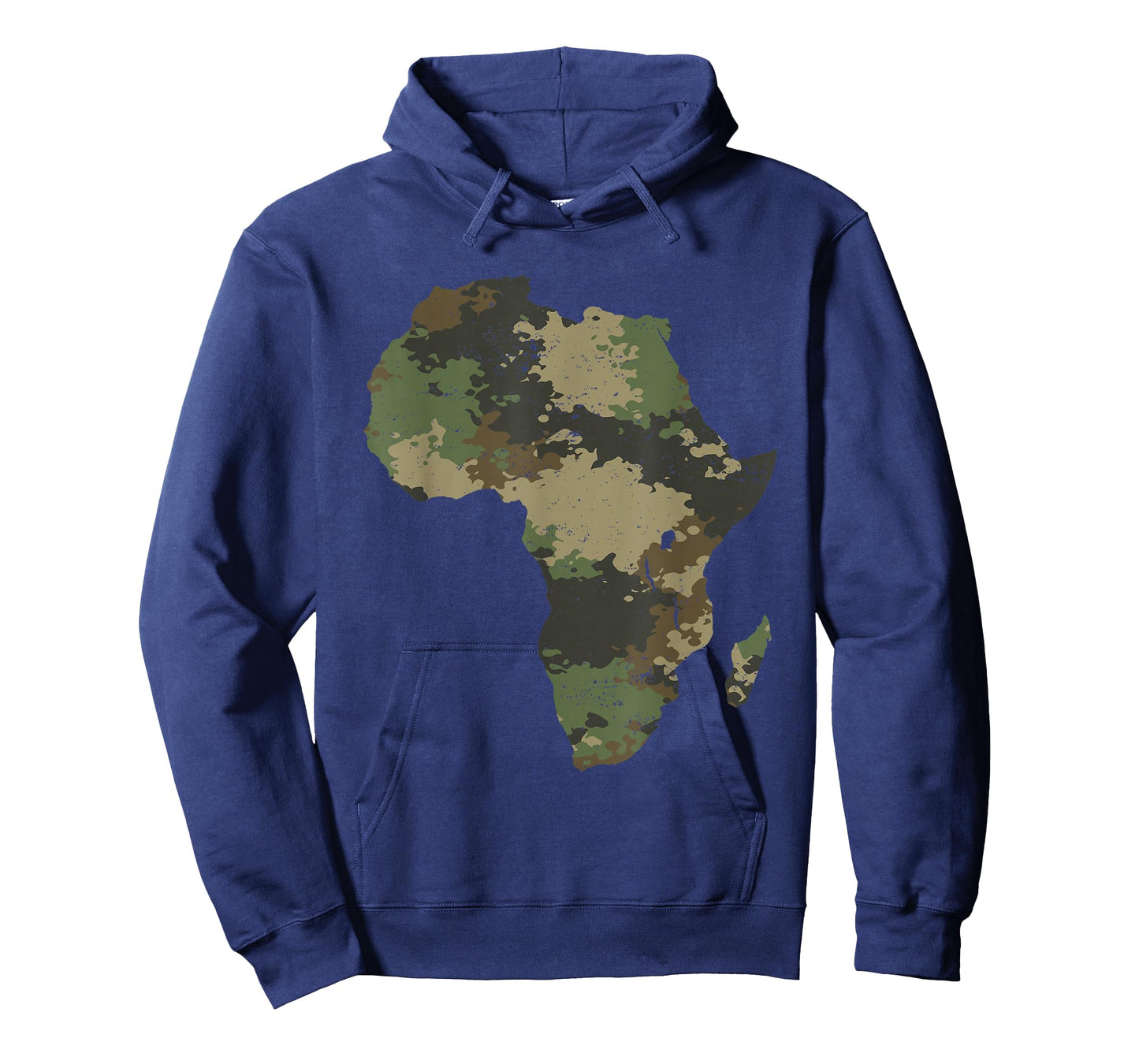 Africa Continent Map Camo Pattern African Safari Camouflage T-Shirt