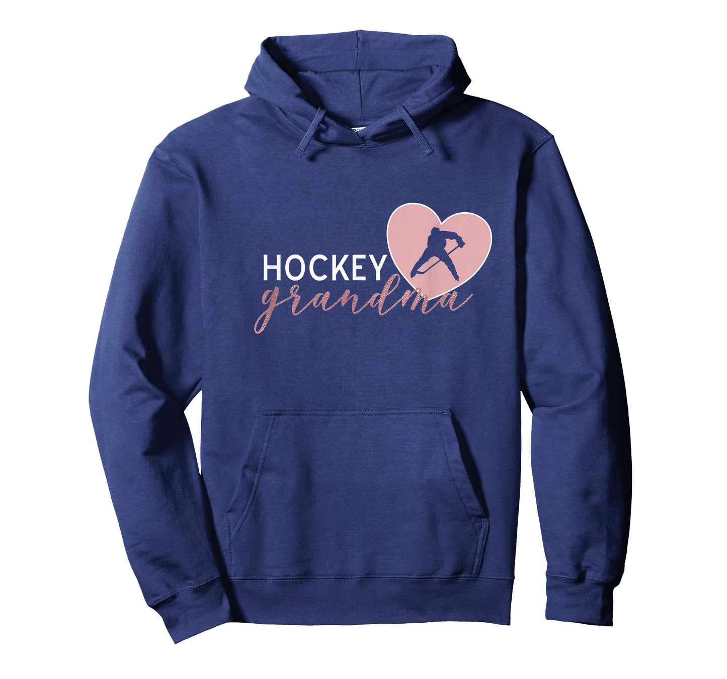 Hockey Grandma Grandmother Heart Player Silhouette T-Shirt