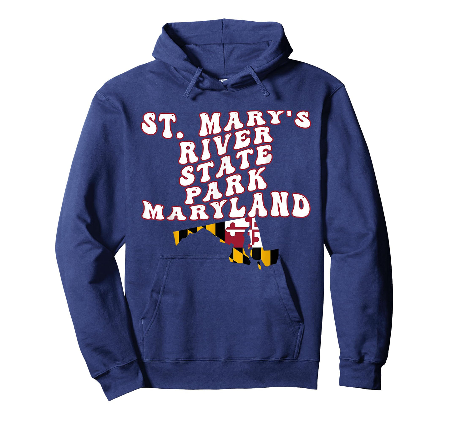 St Marys River State Park Maryland MD Flag Vacation Souvenir T-Shirt