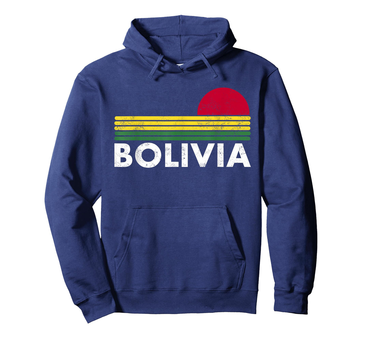 Retro Bolivia Shirt Vintage Bolivia Flag Bolivian Gift T-Shirt