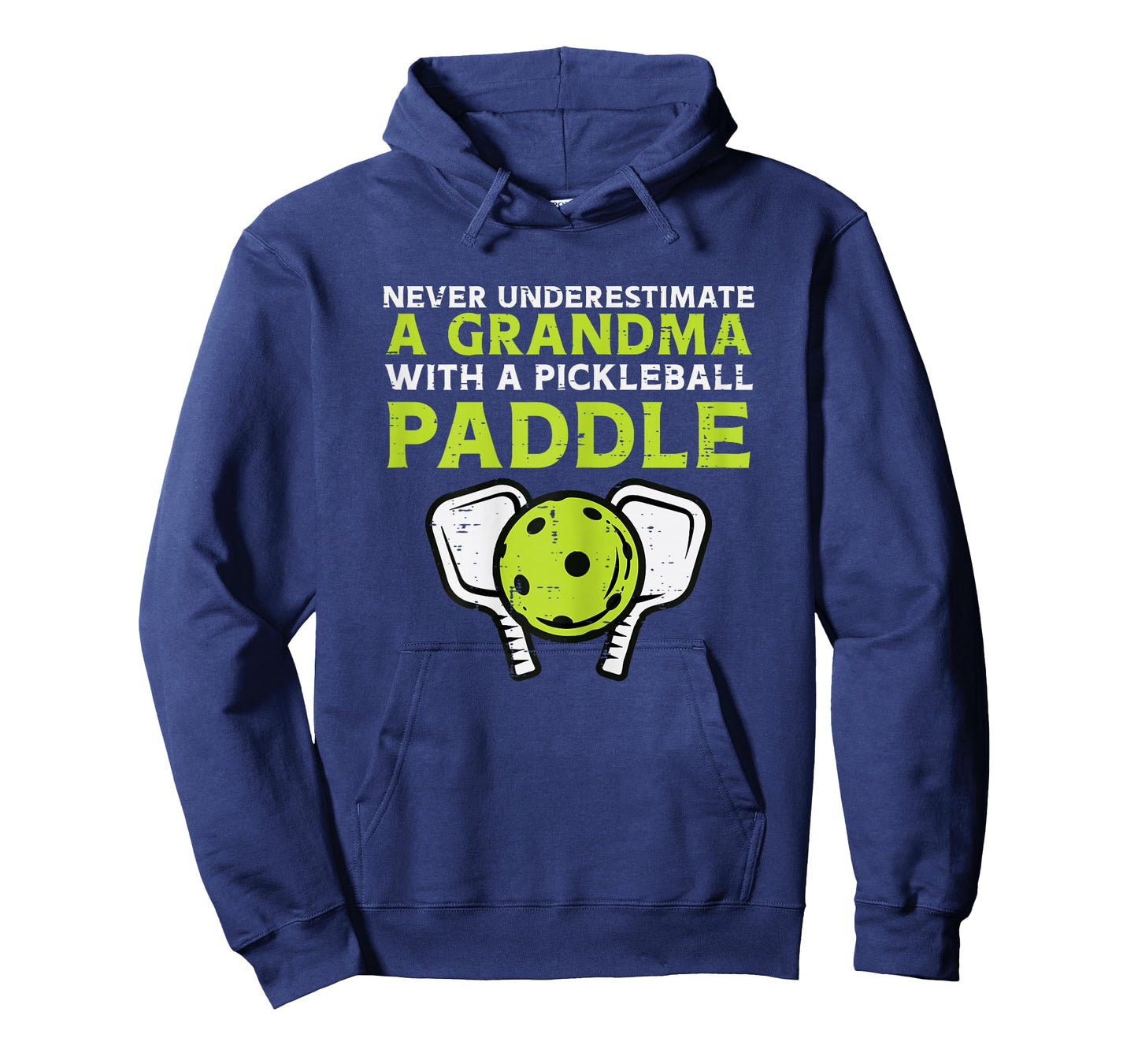 Never Underestimate Grandma with Pickleball Paddle Women T-Shirt