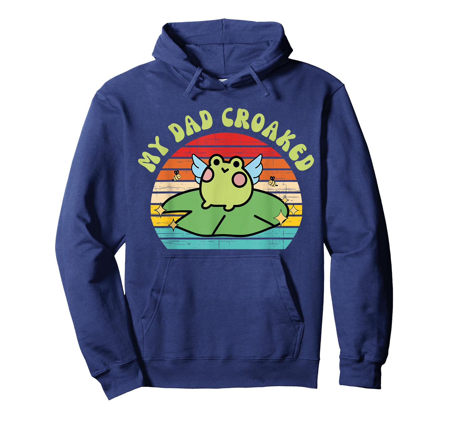 My-Dad Croaked Funny Frog Design T-Shirt