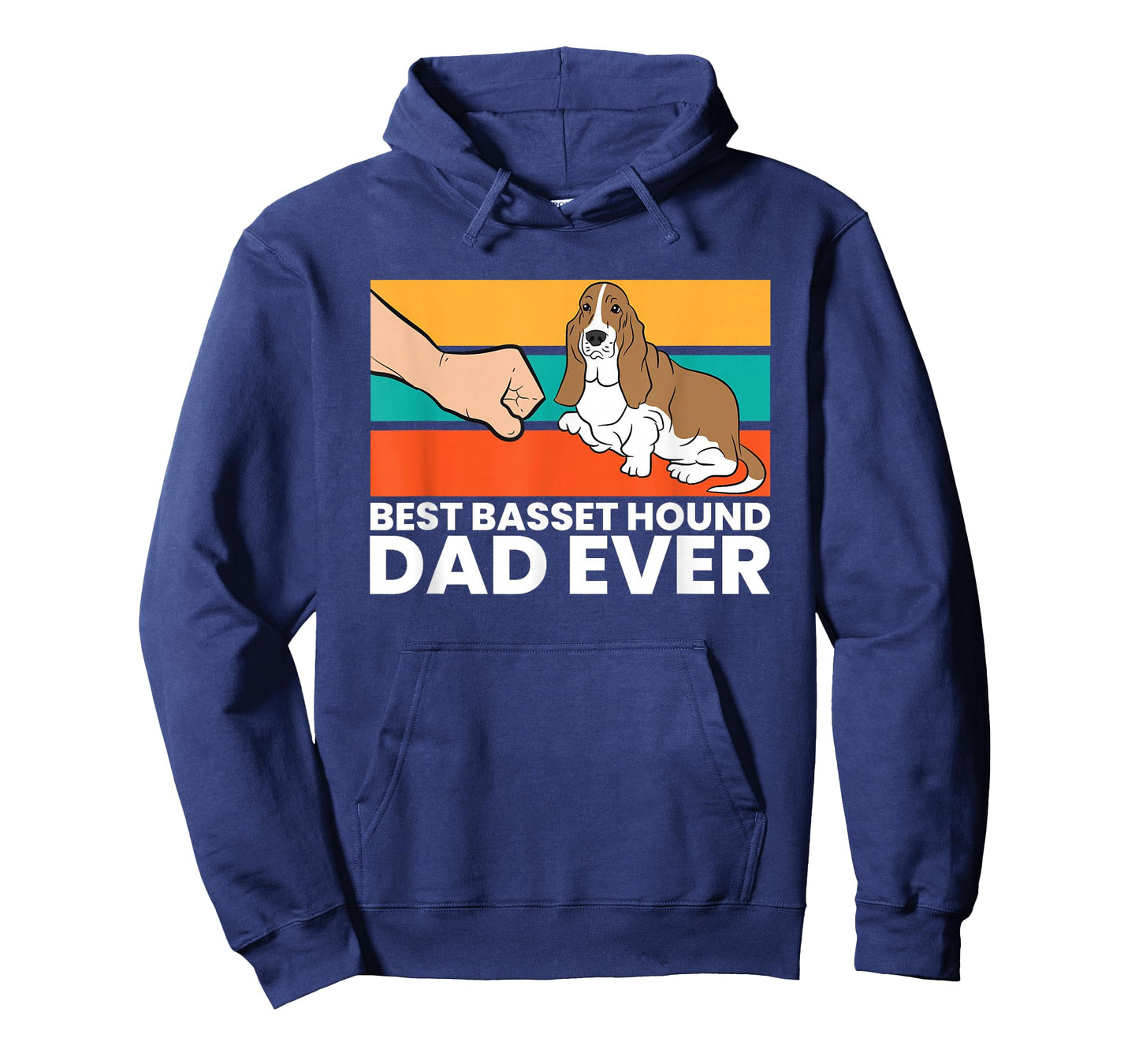 Best Basset Hound Dad Ever Funny Basset Hound T-Shirt