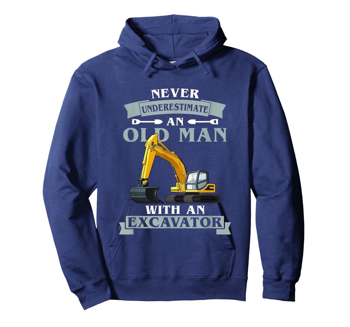 Never Underestimate An Old Man With An Excavator T-Shirt
