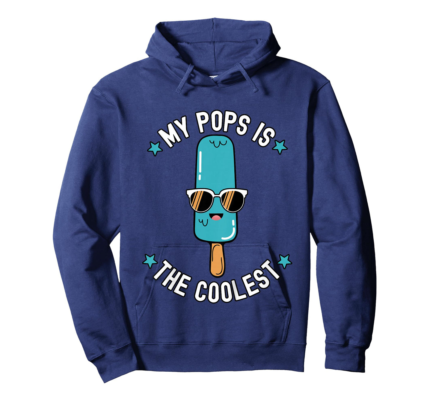 My Pops Is The Coolest Funny Popsicle Graphic Summer T-Shirt