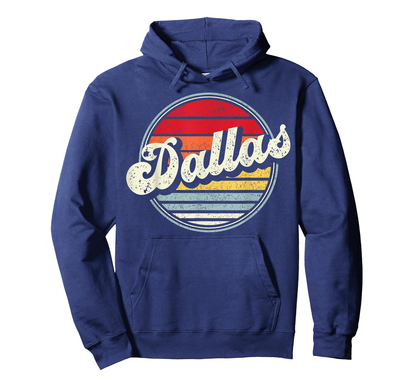 Dallas Texas TX Home State Cool 70s Style Sunset Men Women T-Shirt