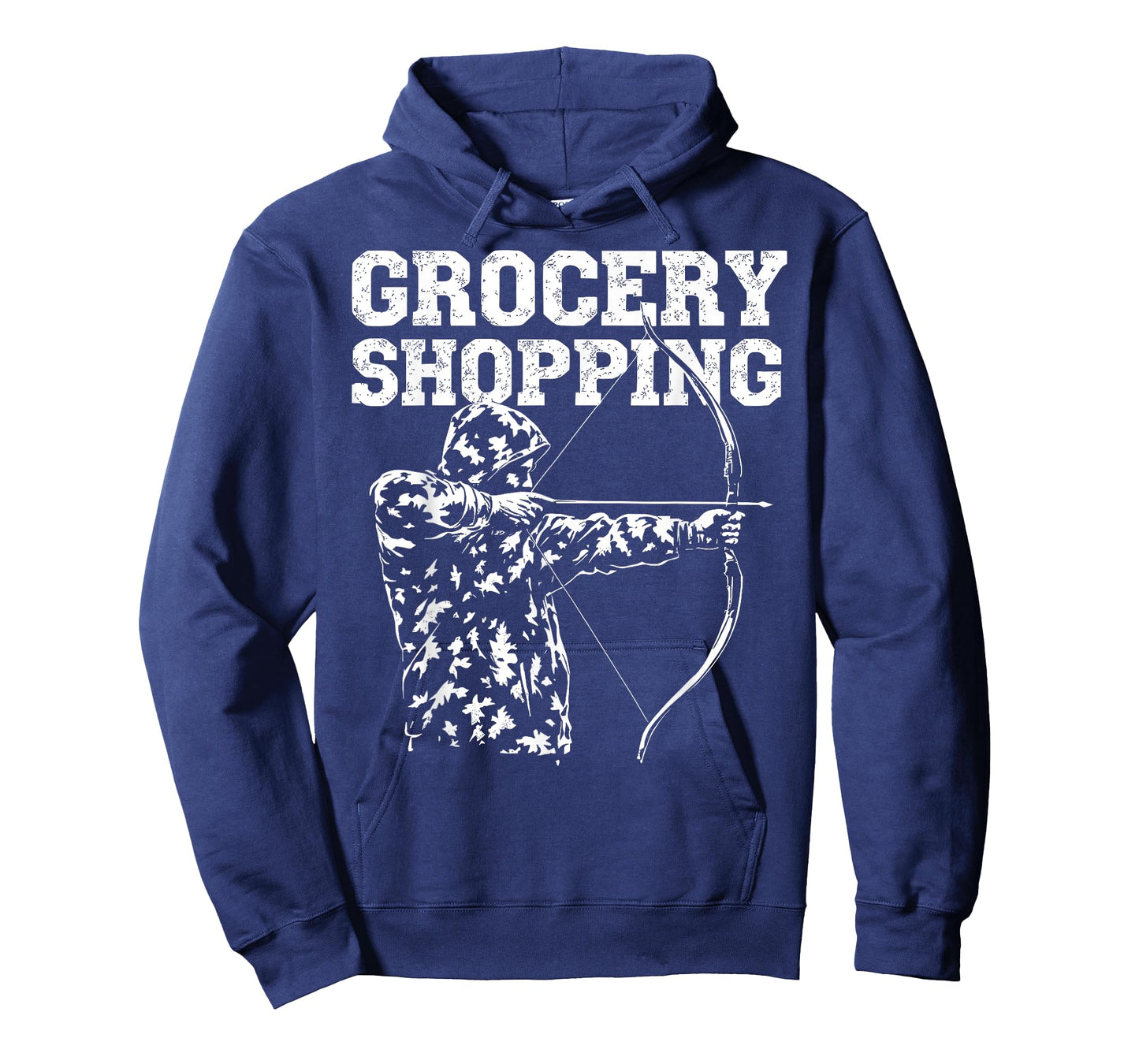 Grocery Shopping Archery Bow Hunting Dad Buck Deer Hunter T-Shirt