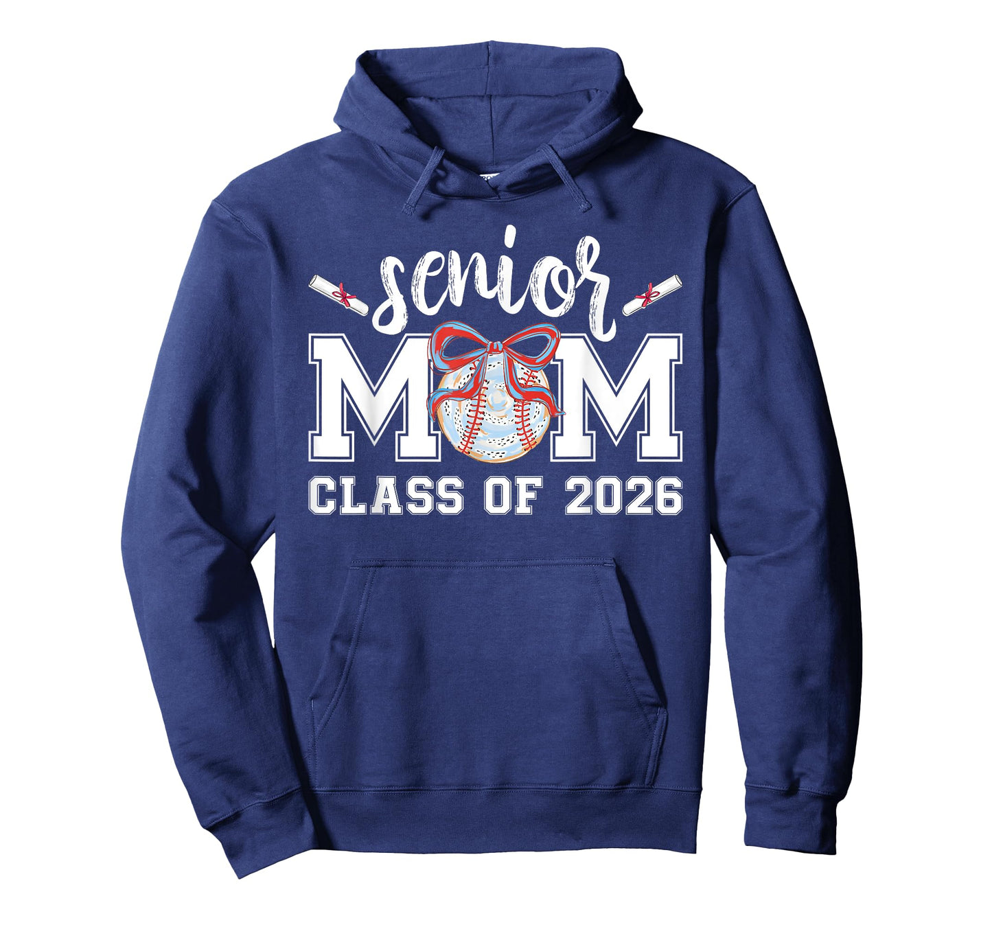 Senior Mom Baseball 2026 Class Of 2026 Proud Mom of Graduate T-Shirt
