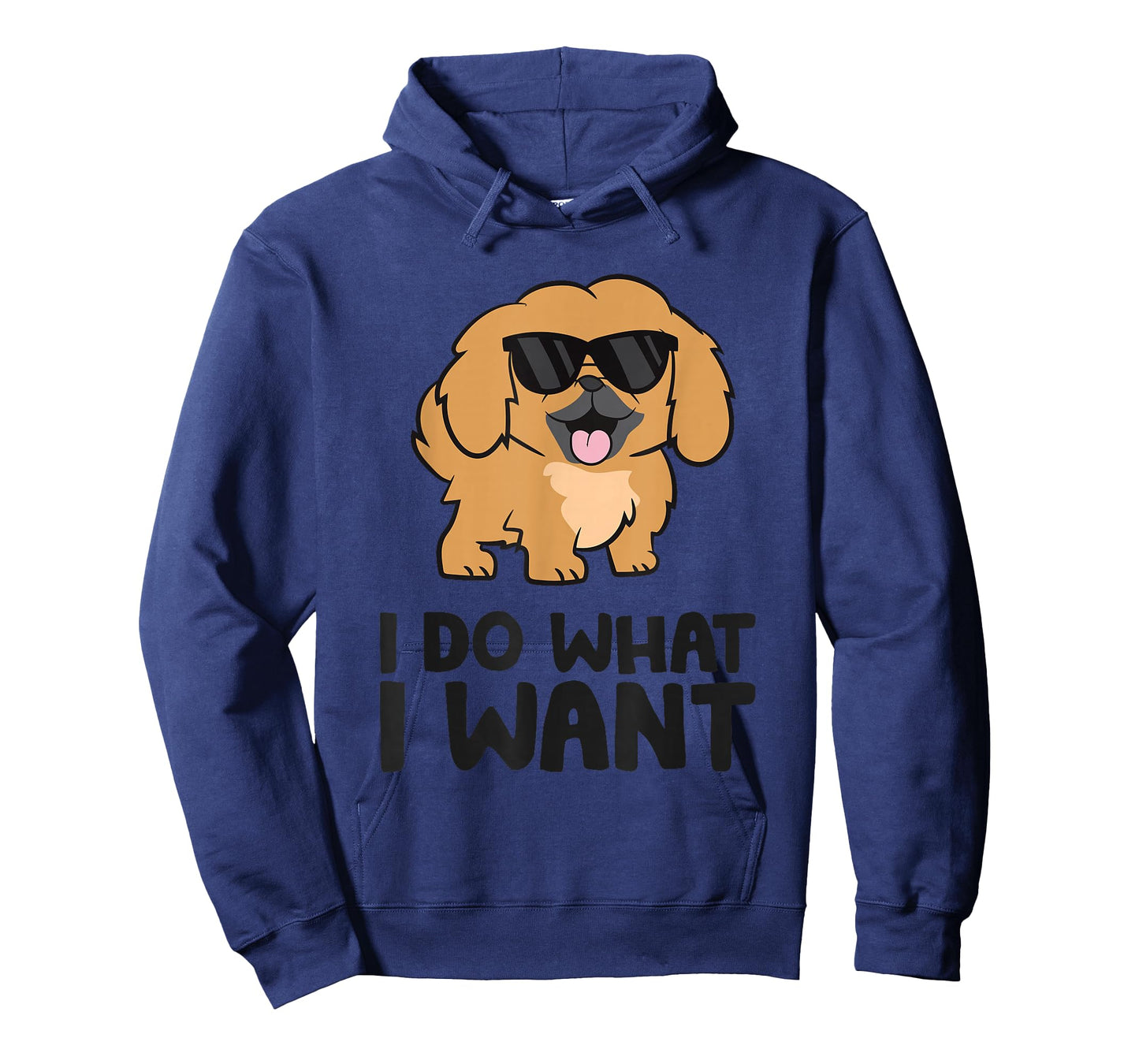 Funny Pekingese I Do What I Want Funny Pekingese Dog T-Shirt