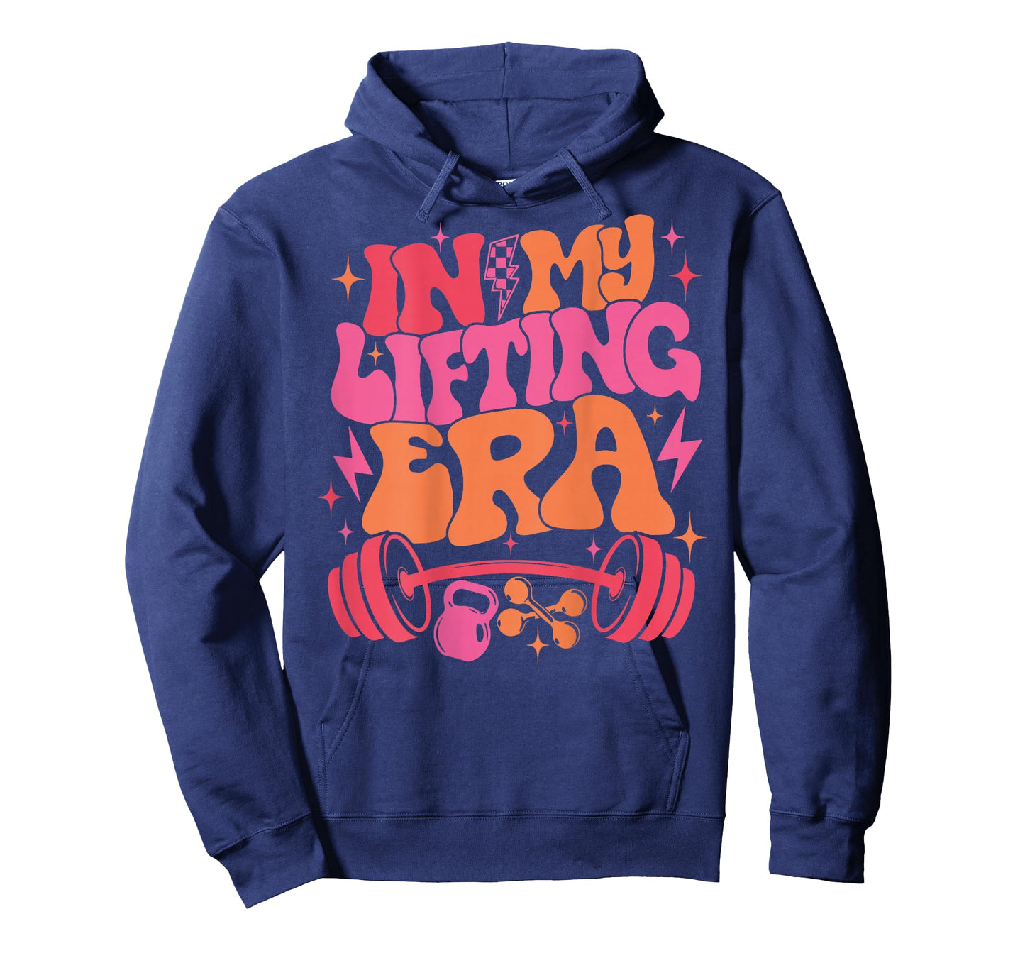 in My Lifting Era Groovy Gym Weight Personal Trainer On Back T-Shirt