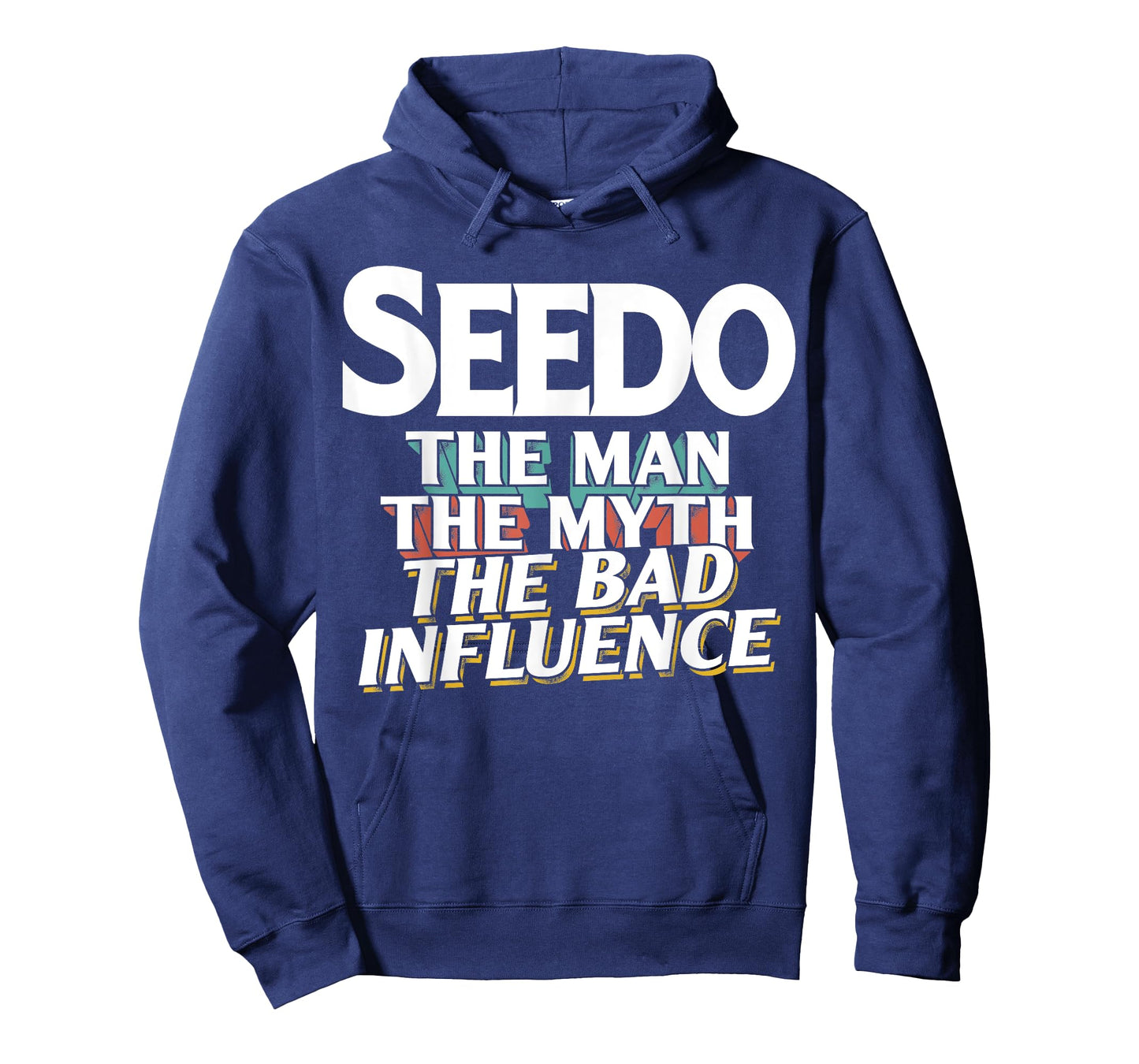 Seedo Gift for the Man Myth Bad Influence Grandpa T-Shirt
