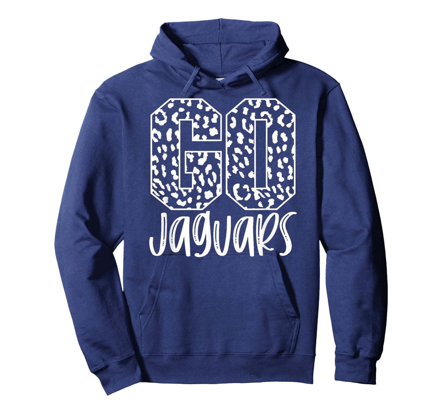 Jaguars Team Mascot School Spirit Game Night Leopard Print T-Shirt