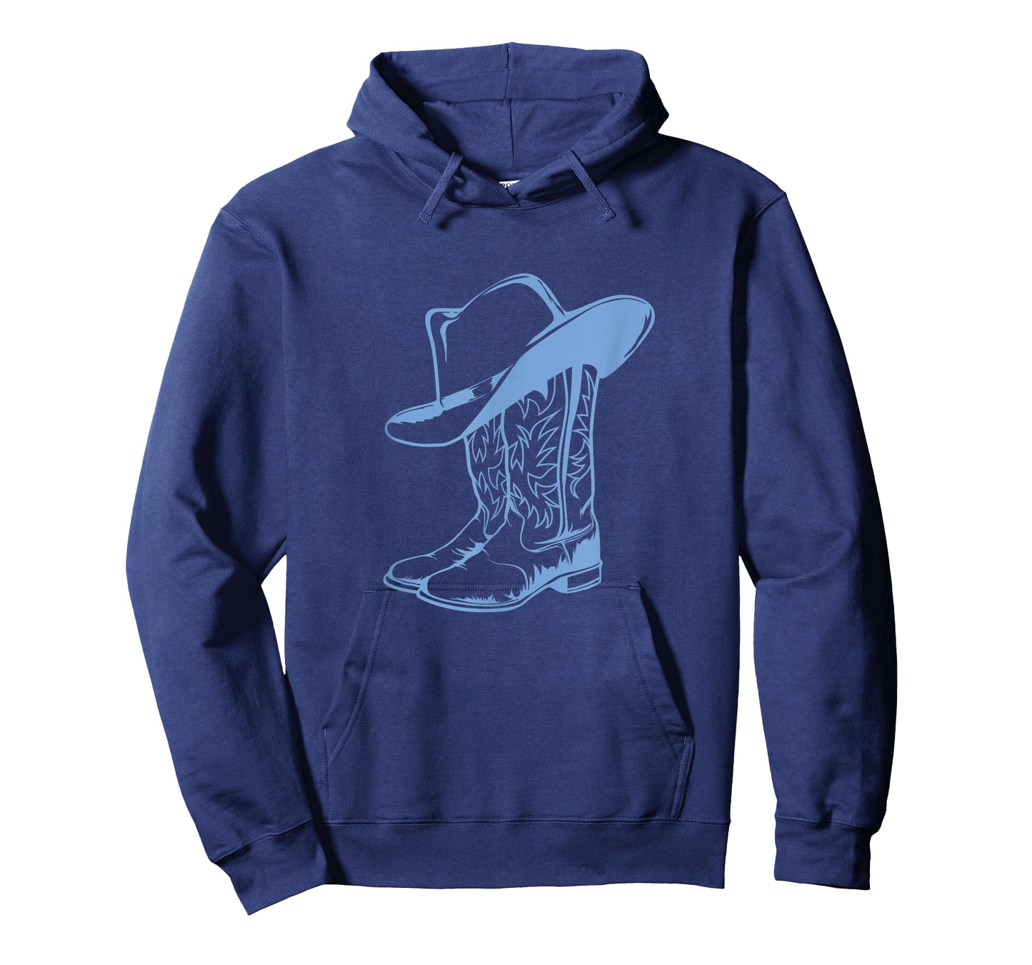 Coastal Cowgirl Western Blue Cowboy Boots T-Shirt