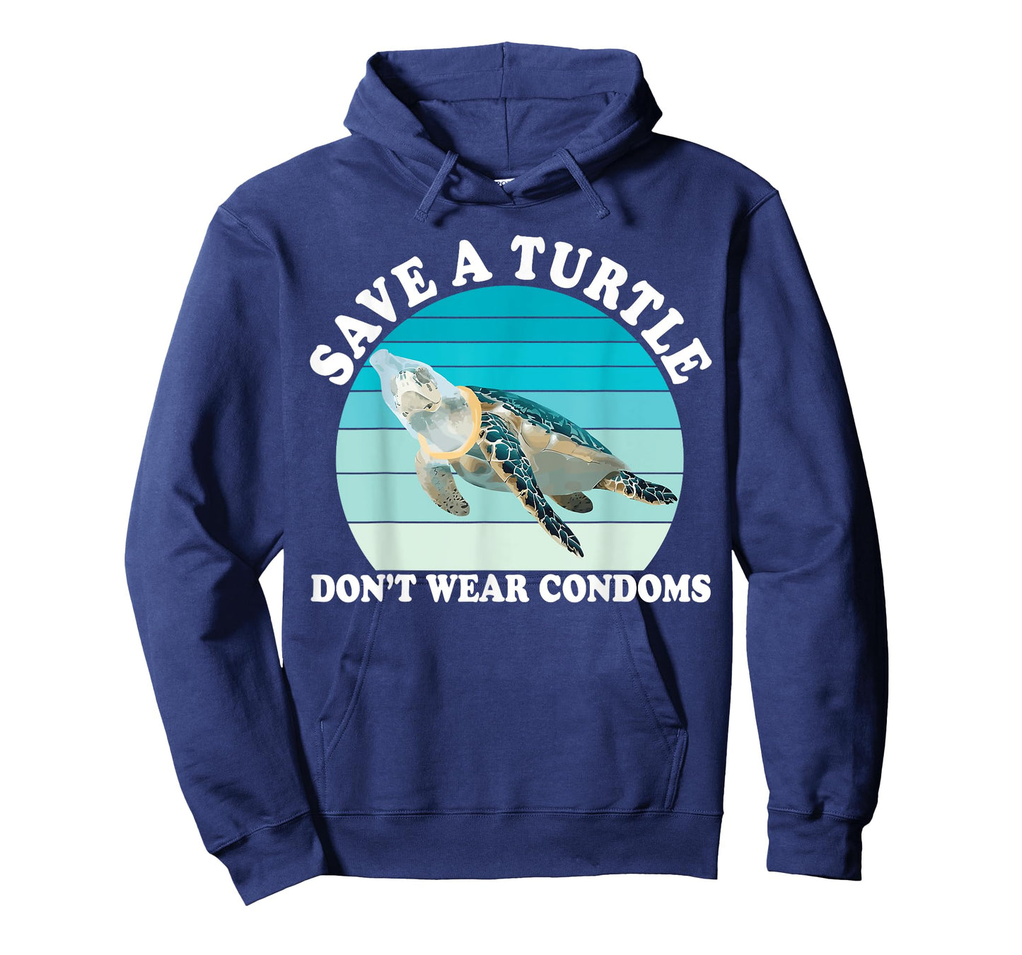 Save A Turtle Don't Wear Condoms Design T-Shirt