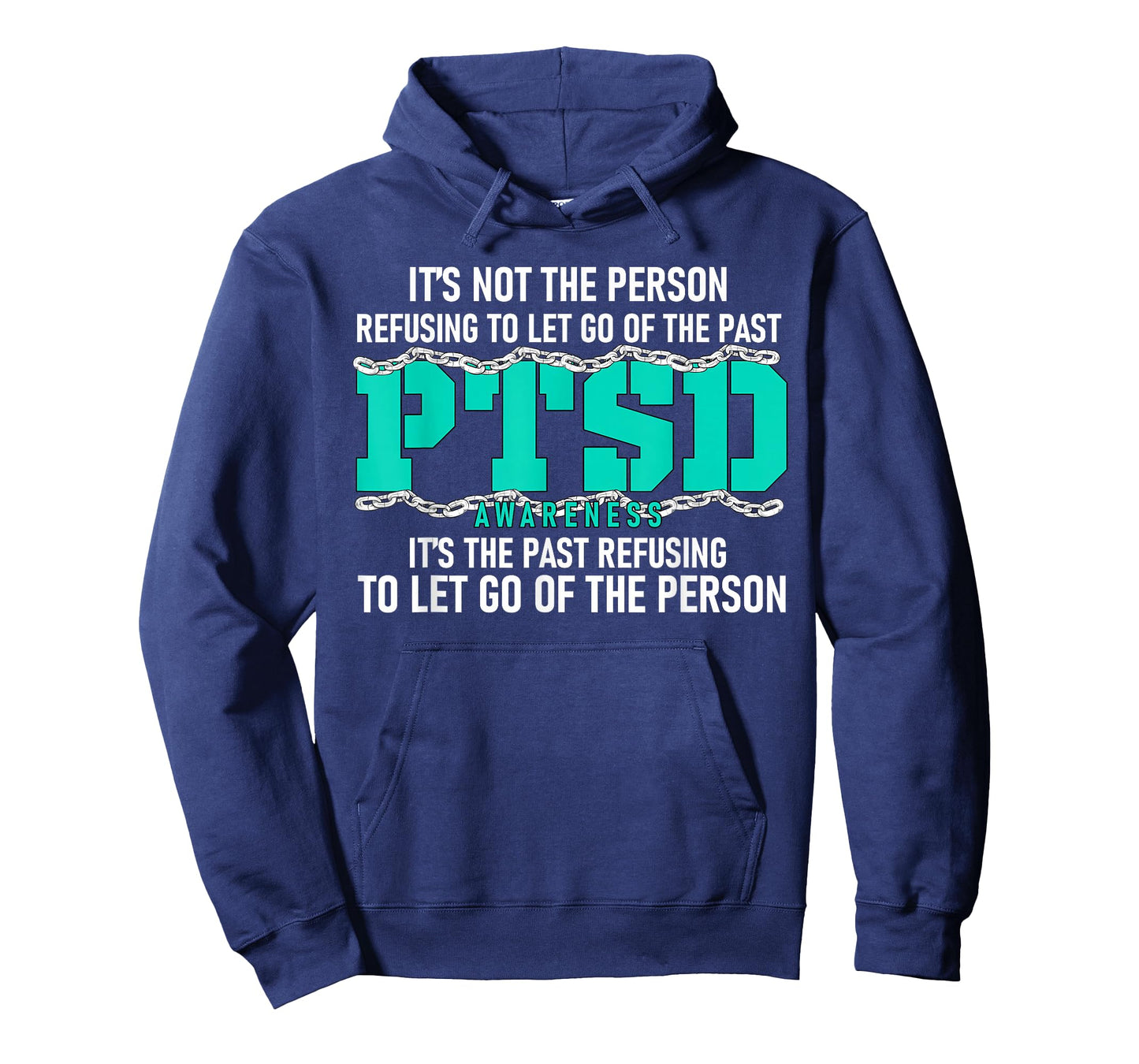 Veterans Day Military Awareness Month RS0 PTSD Awareness Teal Ribbon T-Shirt