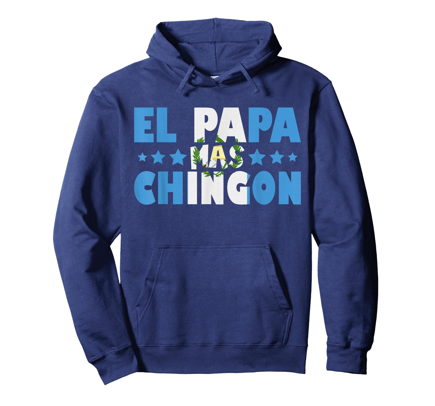 El Papa Mas Chingon Guatemala Flag Father's Day Latino Dad T-Shirt