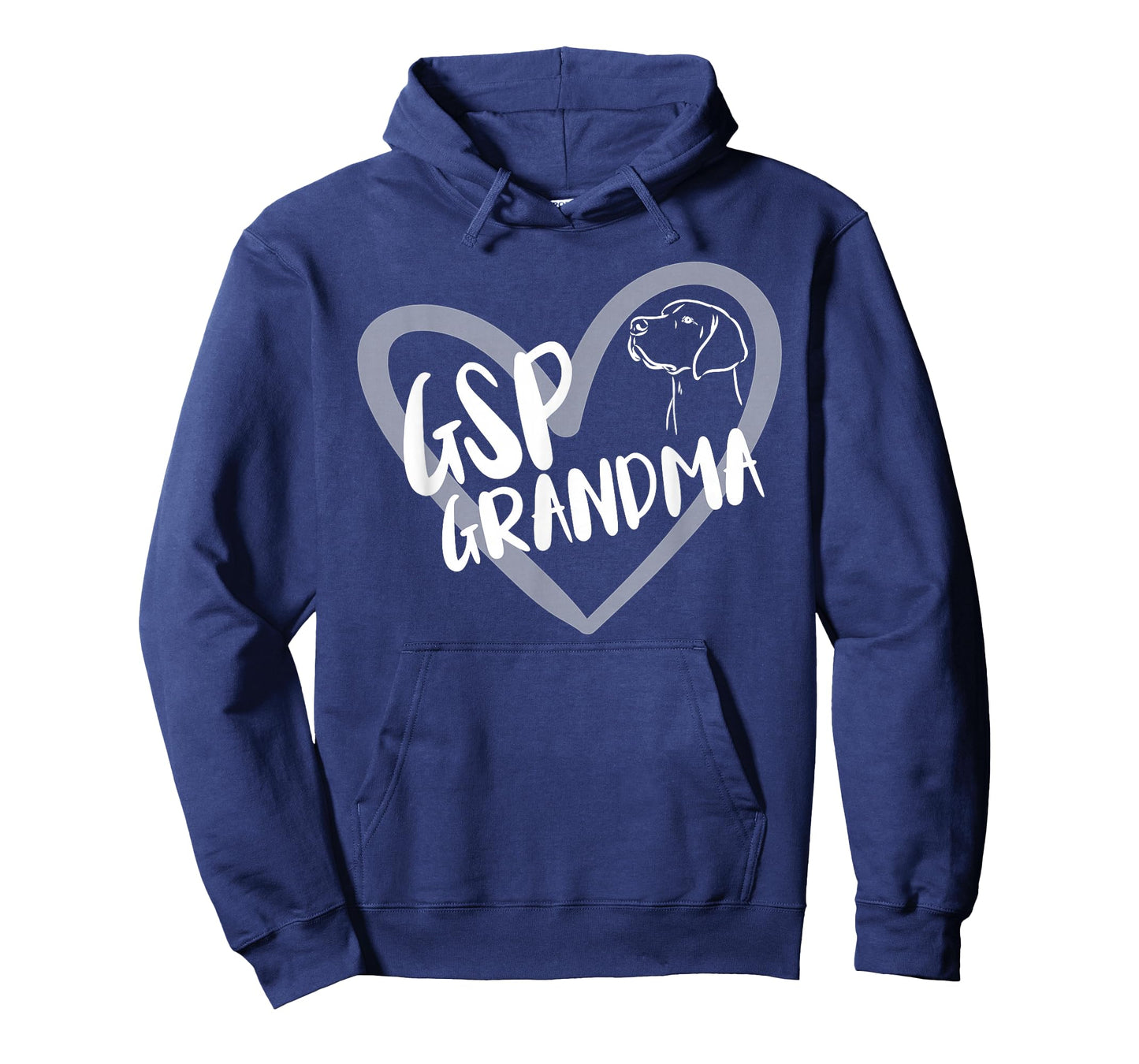GSP Grandma Heart German Shorthaired Pointer Dog Lover T-Shirt