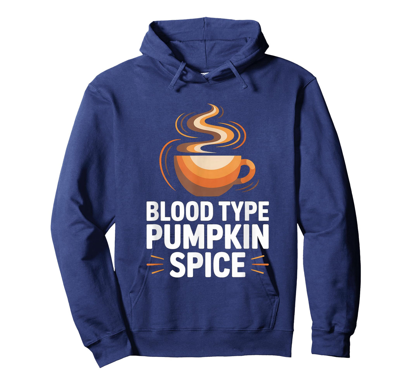 Blood Type Pumpkin Spice Coffee Humor T-Shirt