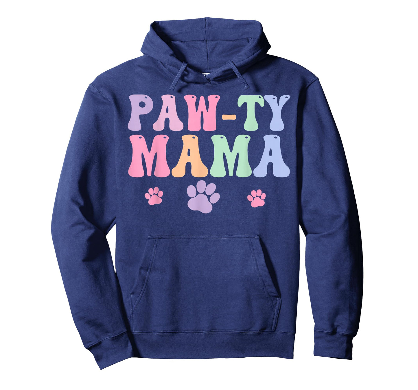 Let's Pawty Girl Mama Puppy Dog Party Birthday Girl Family T-Shirt