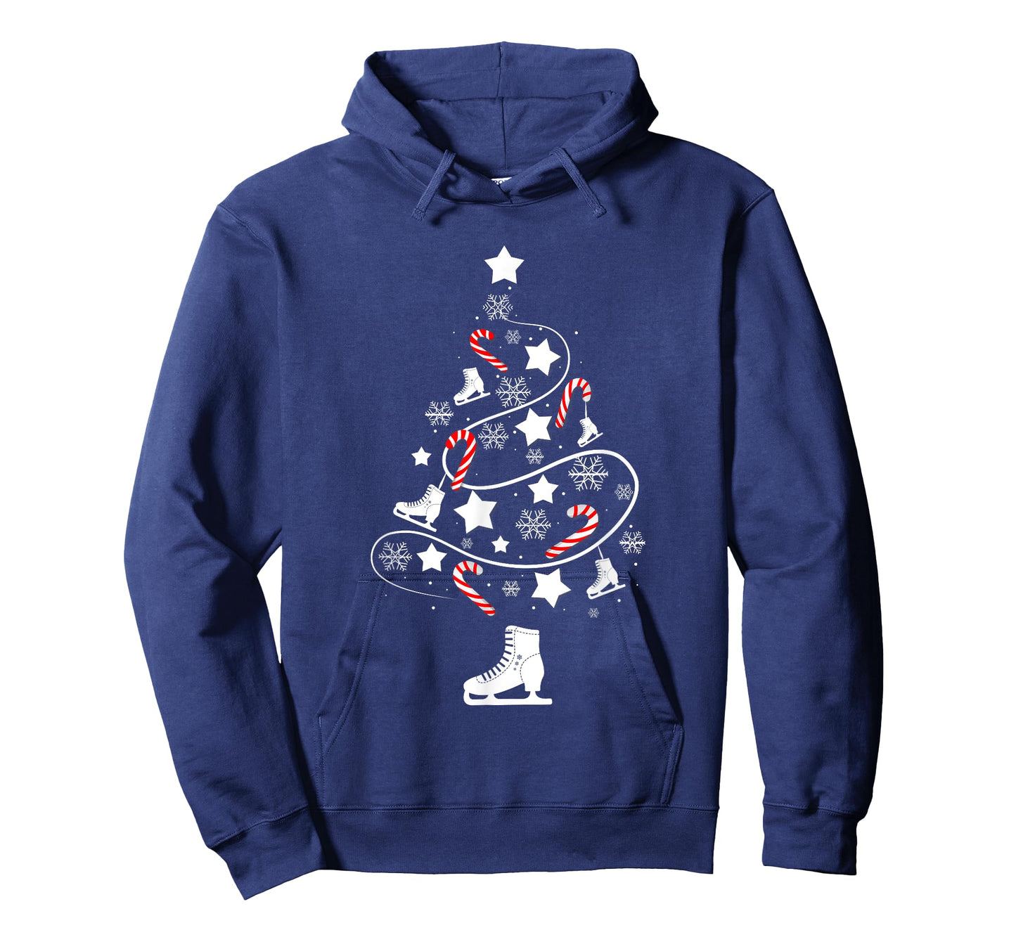 Ice Skating Christmas Tree Xmas Skaters Funny Winter Sports T-Shirt