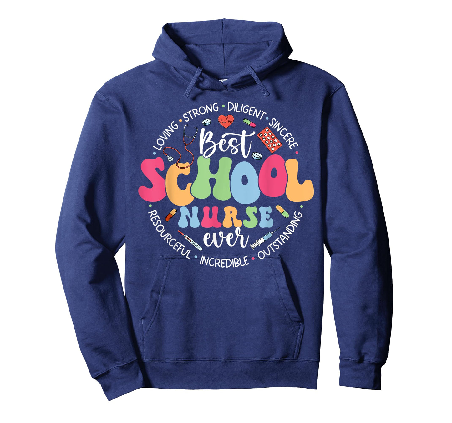 Best School Nurse Ever Appreciation Girl Women Nurse Week T-Shirt