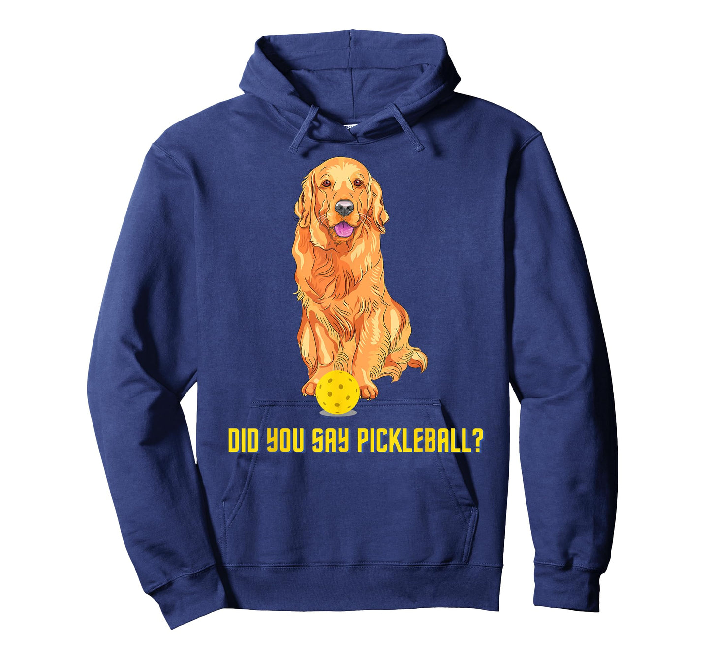 Cute Golden Retriever Pickleball Dog T-Shirt