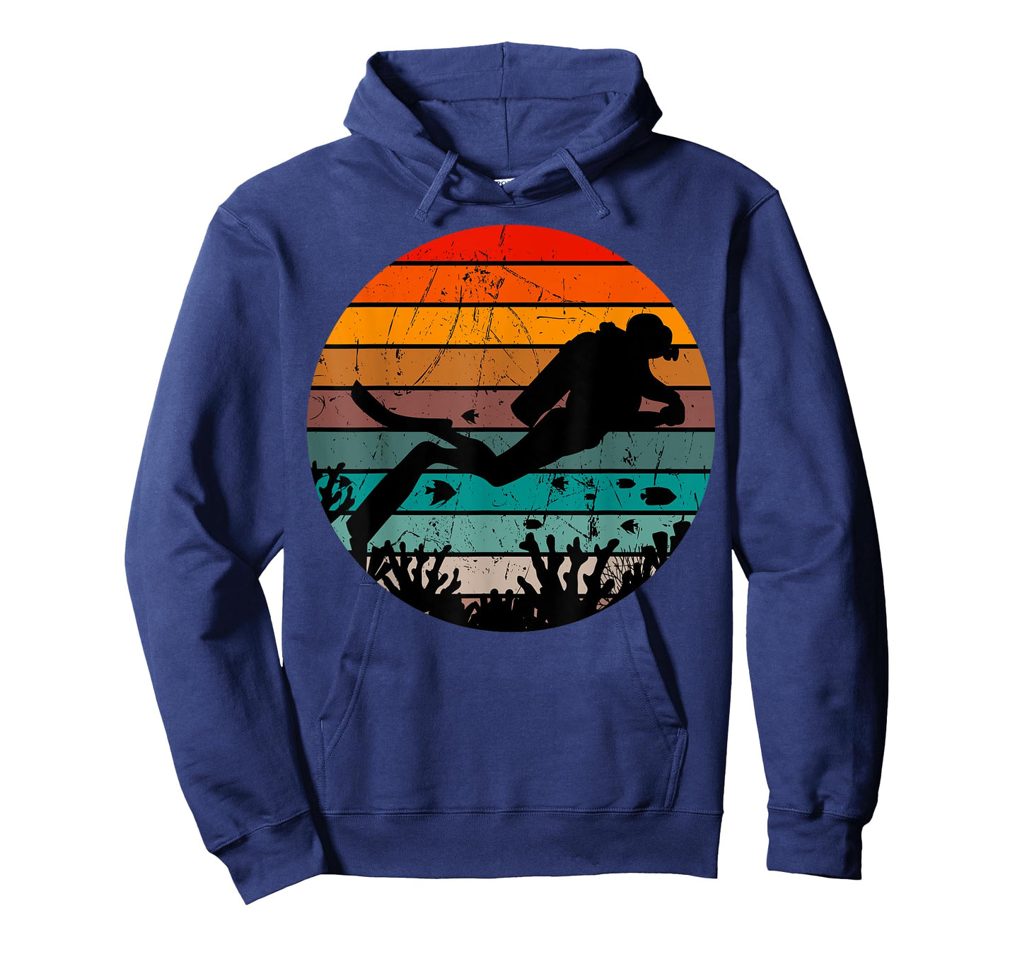 Scuba Diving Retro Vintage Diver Underwater Dive Deep-Sea T-Shirt