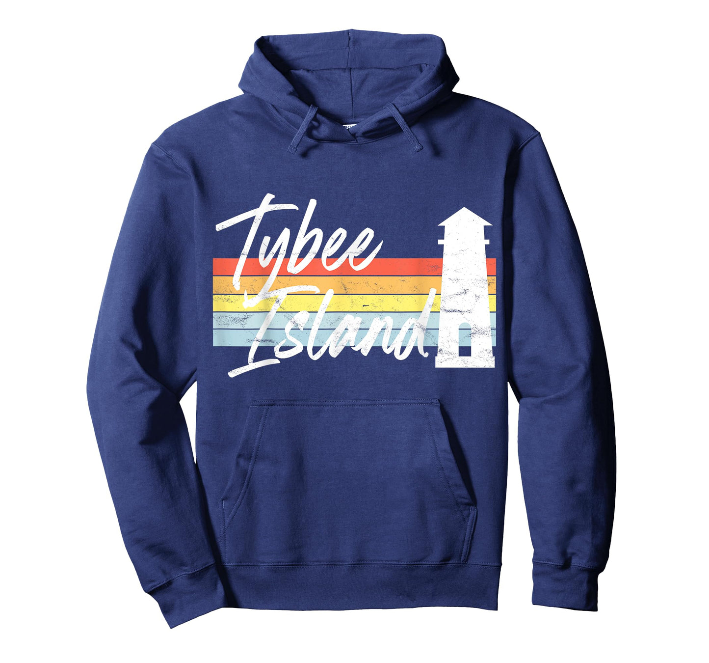 Tybee Island Lighthouse - Retro Savannah Georgia GA Vacation T-Shirt
