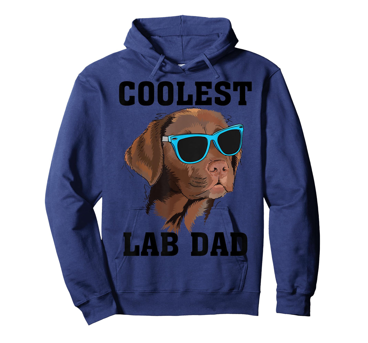 Funny Coolest Lab Dad Gift For Black Labrador Dog Lover Men T-Shirt