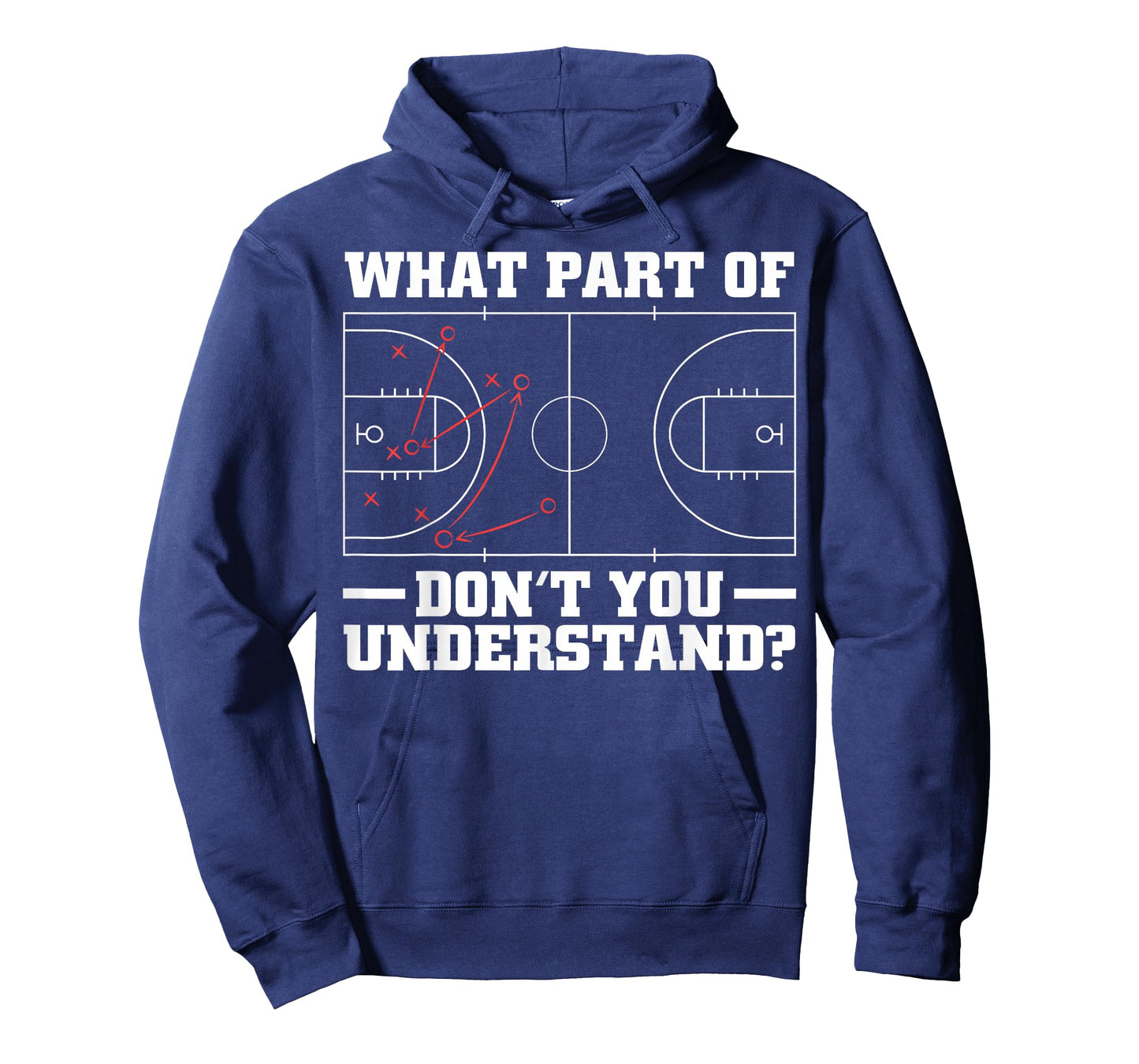 Funny Basketball Coach for Men Women Tactic Diagram Board T-Shirt