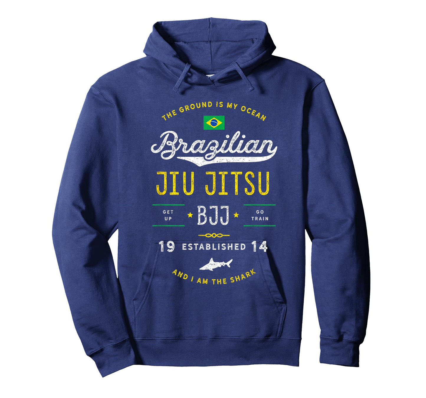 Ocean Shark Jiu Jitsu Shirt for BJJ, Jujitsu Gift T-Shirt