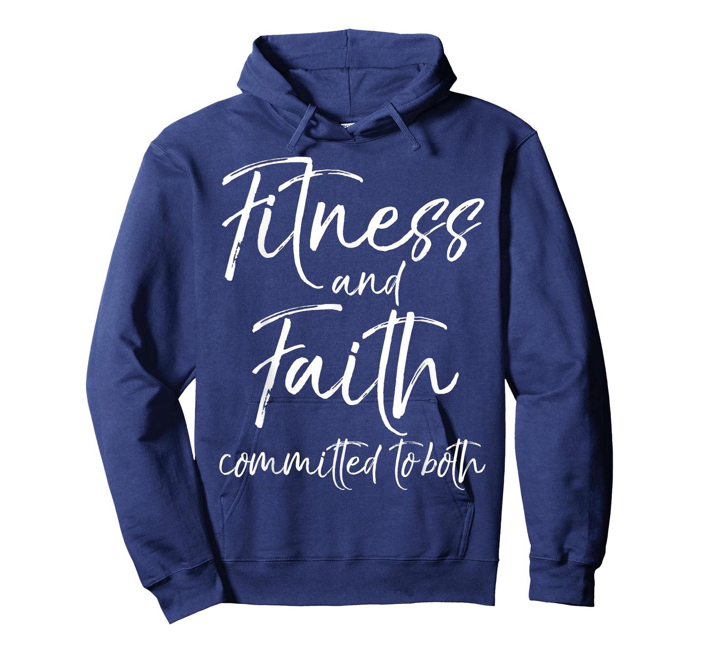 Cute Fitness Workout Design Studio Christian Workout Faith and Fitness Committed to Both T-Shirt