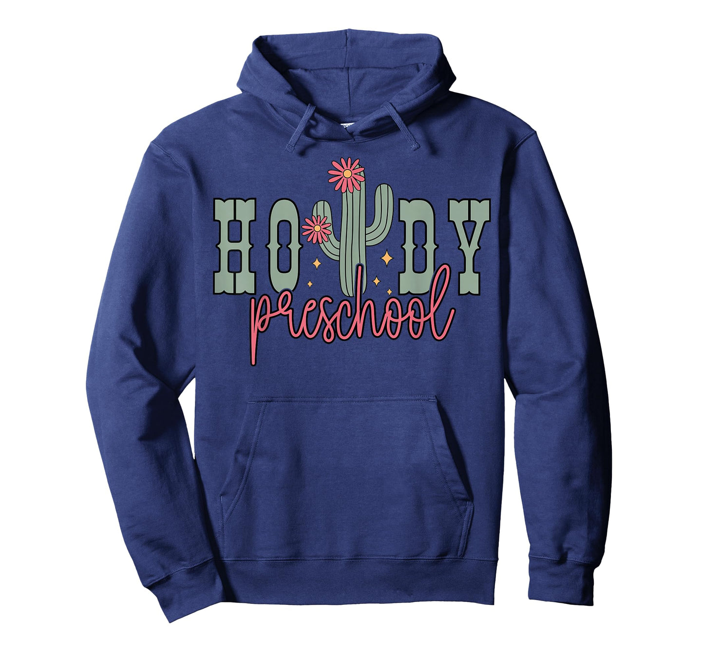 Cactus Howdy Preschool Teacher Rodeo Country Pre-K Teacher T-Shirt