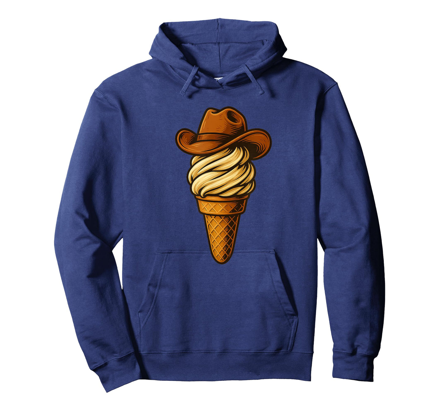 Nice Ice Cream with Cowboy Hat Costume for Boys and Girls T-Shirt