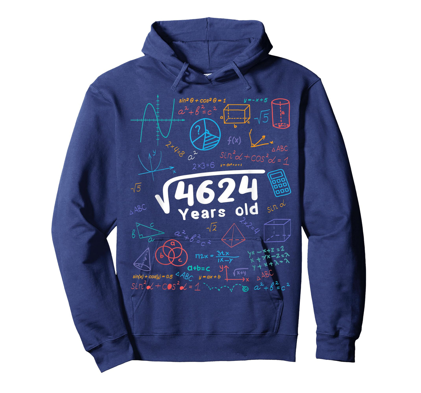 68 Year Old Men Women 68th Birthday Gift Square Root Of 4624 T-Shirt