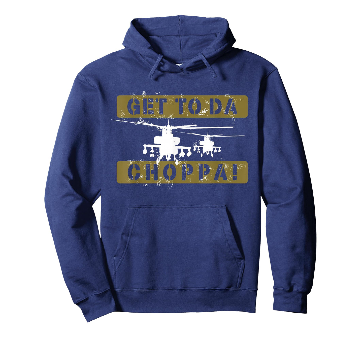 Get To Da Choppa Funny Retro T-Shirt