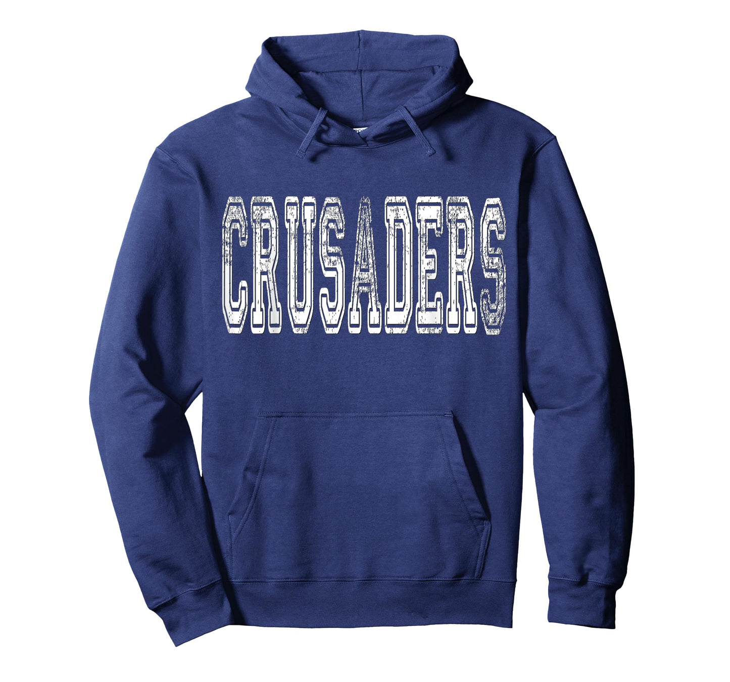 Crusaders Mascot Distressed Vintage School Sports Name Fans T-Shirt