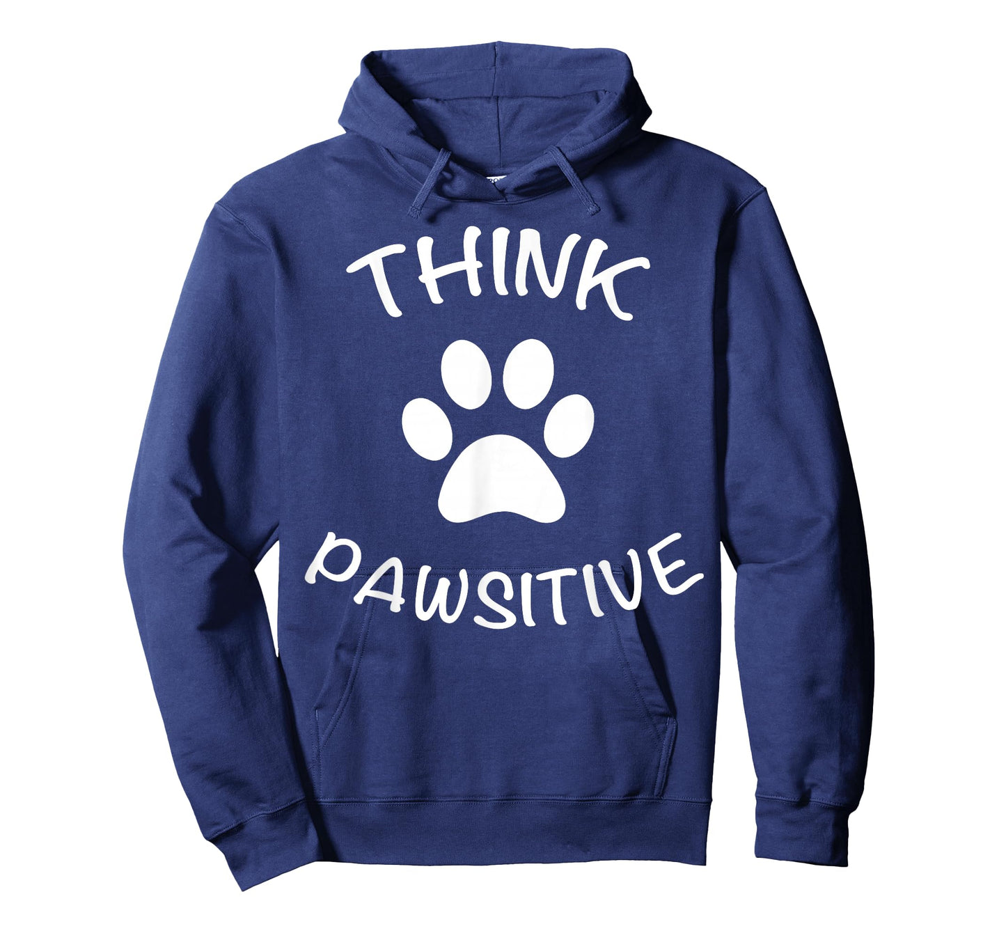 Cute Dog Pawprint T-Shirt Think Pawsitive Gift Shirt T-Shirt