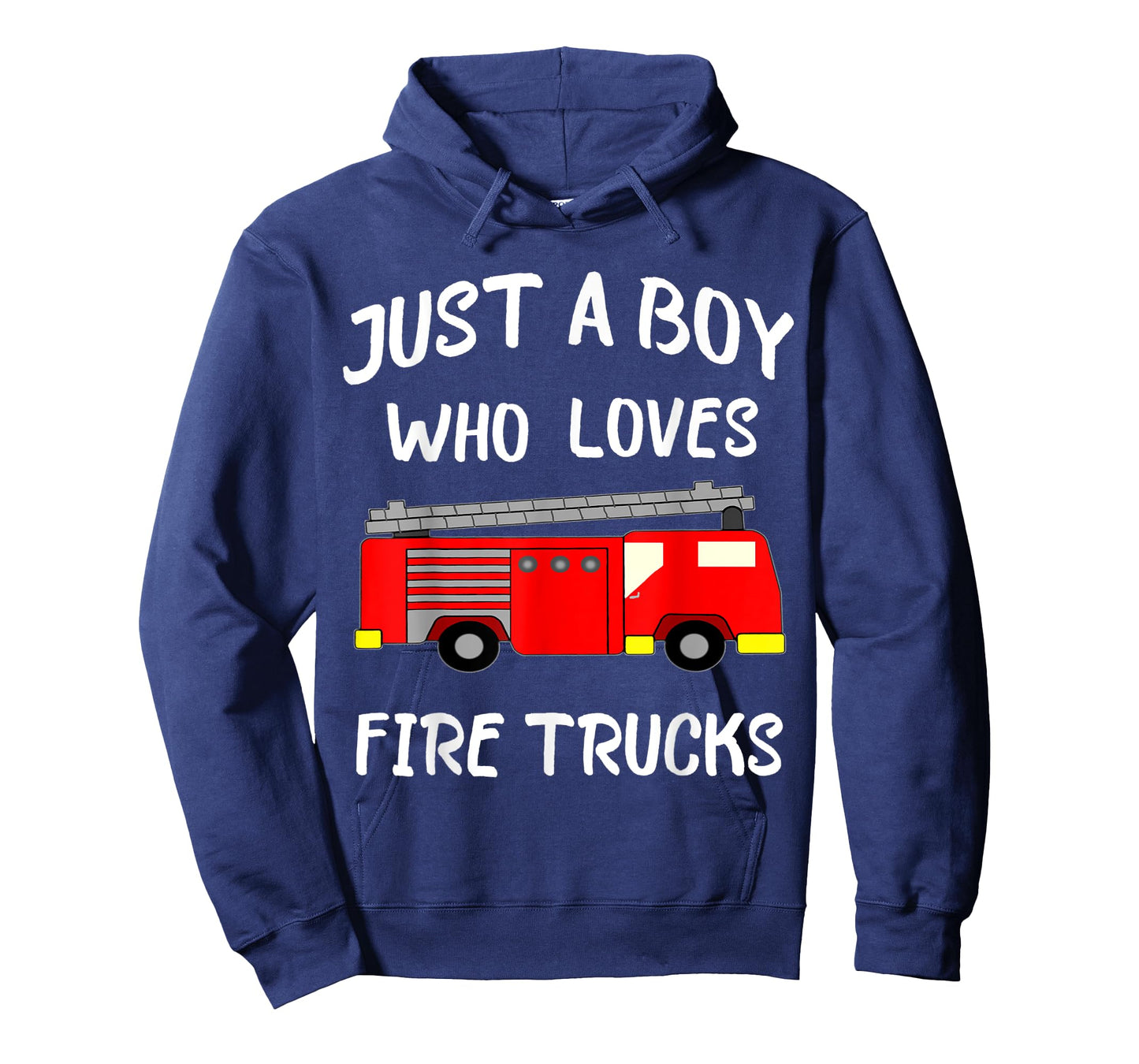 Just A Boy Who Loves Firetrucks Fire Fighter Truck T-Shirt