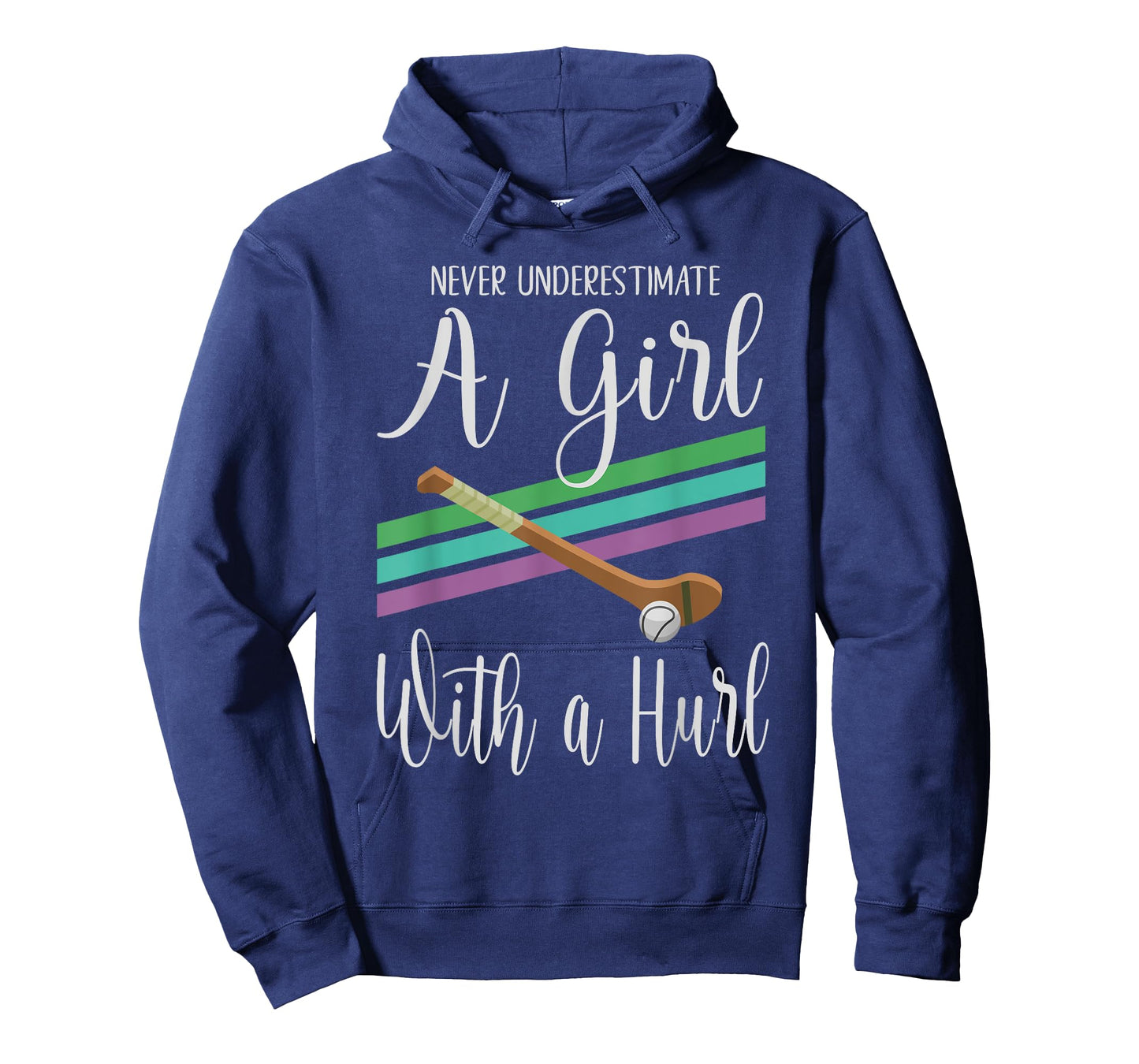 Camogie Never Underestimate A Girl With A Hurl T-Shirt