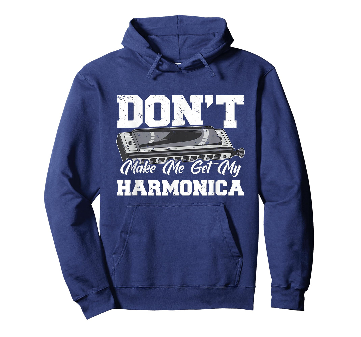 Don't Make Me Get My Harmonica Player Funny Blues Musician T-Shirt
