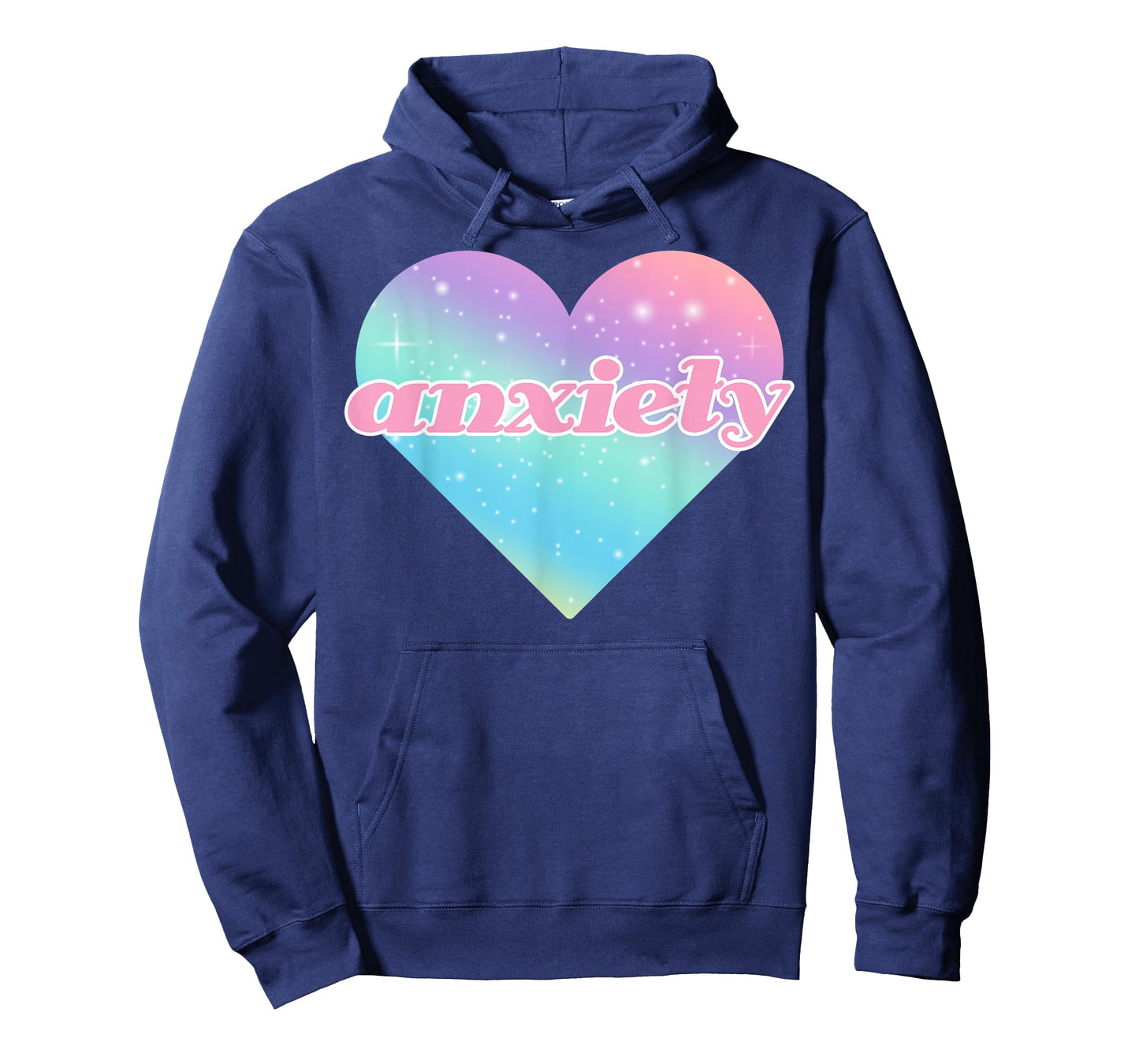 Kawaii Pastel Goth Anxiety Space Heart T-Shirt