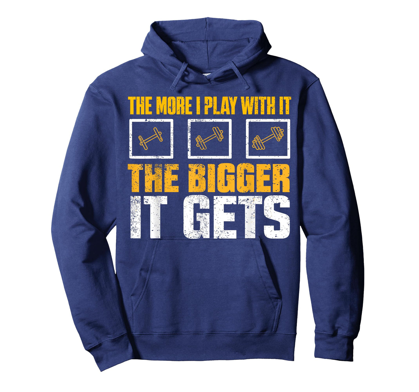 The More I Play With it the Bigger it Gets Gym Muscles Joke T-Shirt